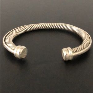 VINTAGE STERLING SILVER SPIRAL DESIGN CUFF